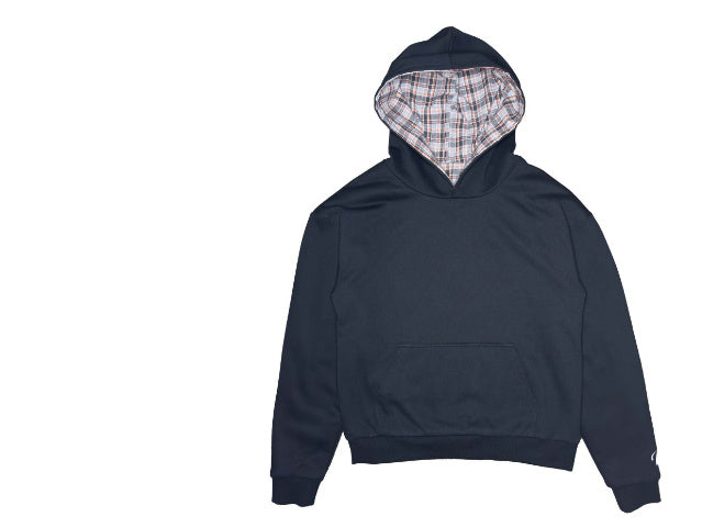 Double-sided Plaid Hooded Cotton Jacket Coat Sweatshirt